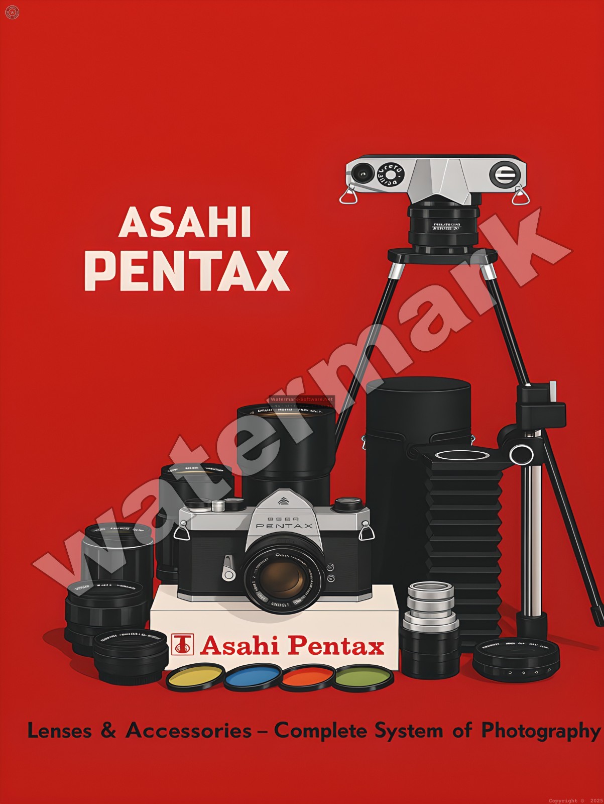 Asahi Pentax Lenses Ad Metal Sign 9 Asahi Pentax Lenses Ad Metal Sign 9
