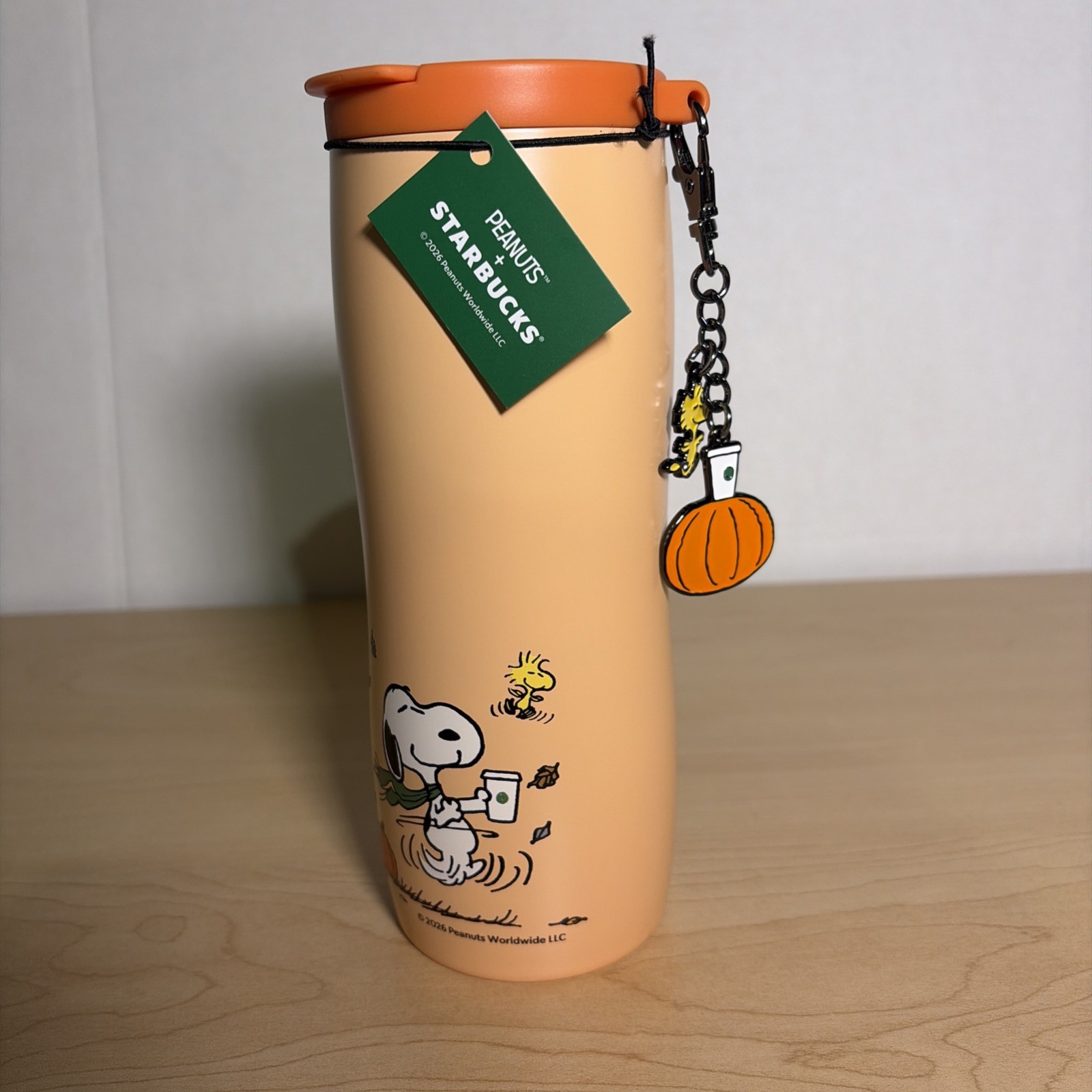 2026 Starbucks X Peanuts The Great Pumpkin Orange 16 Oz Tumbler W/ Charm 2026 Starbucks X Peanuts The Great Pumpkin Orange 16 Oz Tumbler W/ Charm