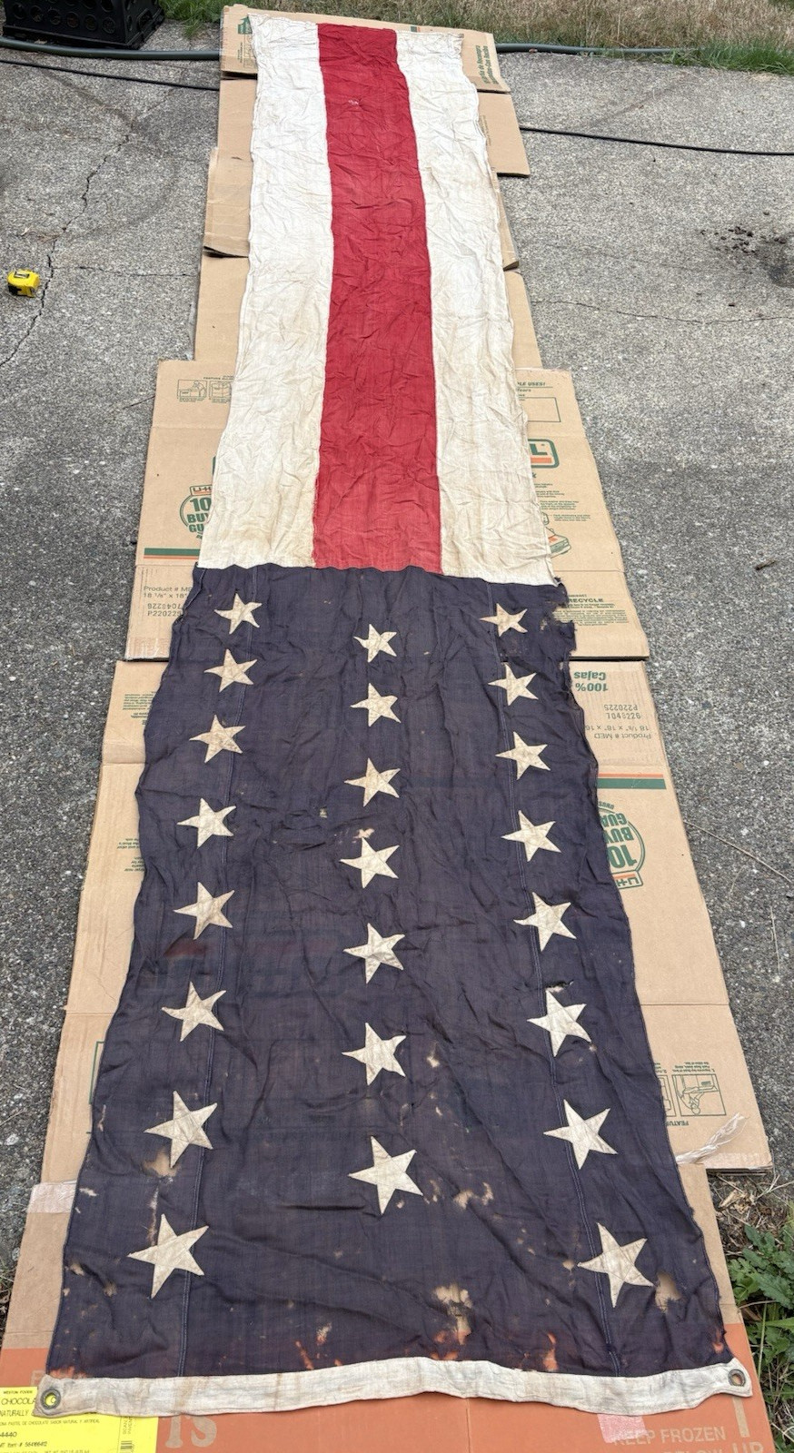 ANTIQUE? American Flag 23 Star Roughly 153 ANTIQUE? American Flag 23 Star Roughly 153