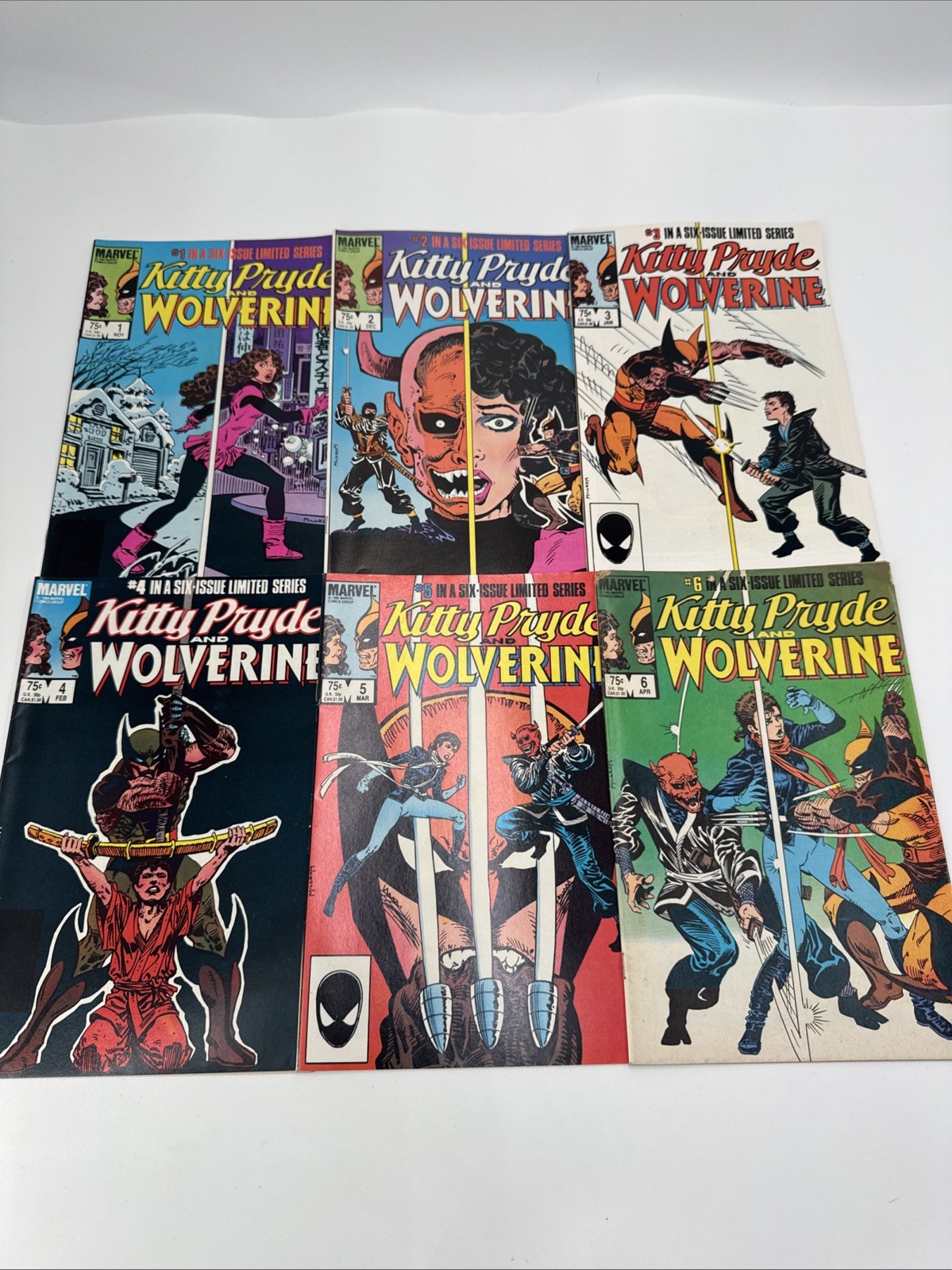 Kitty Pryde and Wolverine 1-6 Complete Miniseries 1984 Marvel Comics Claremont Kitty Pryde and Wolverine 1-6 Complete Miniseries 1984 Marvel Comics Claremont