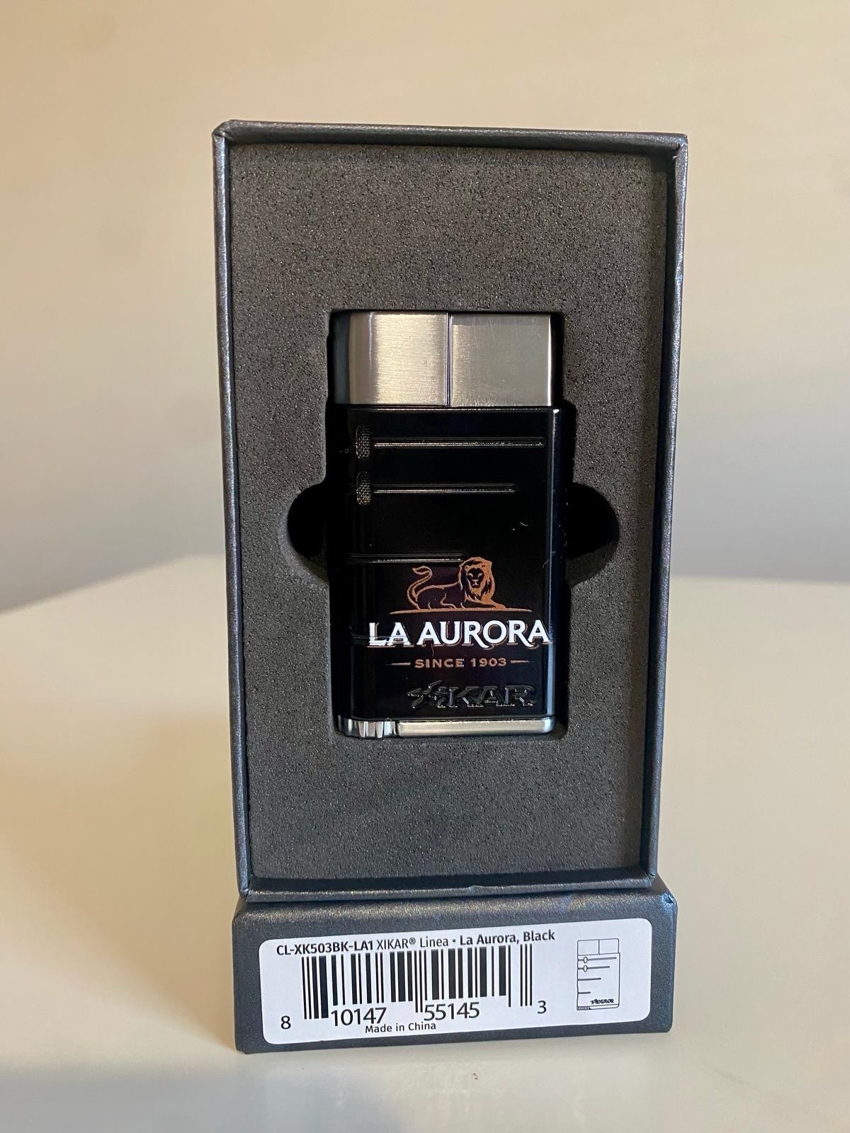 XIKAR La Aurora Cigar Lighter - Windproof Refillable Butane Torch - Rare Design XIKAR La Aurora Cigar Lighter - Windproof Refillable Butane Torch - Rare Design
