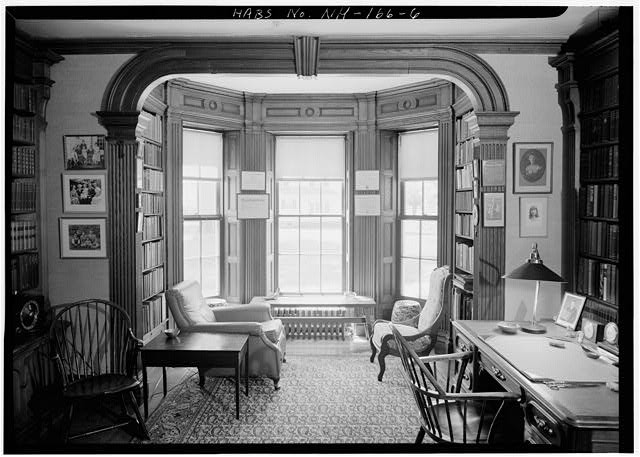 Concord New Hampshire Reverend Timothy Walker House Library Bay Window 1900s