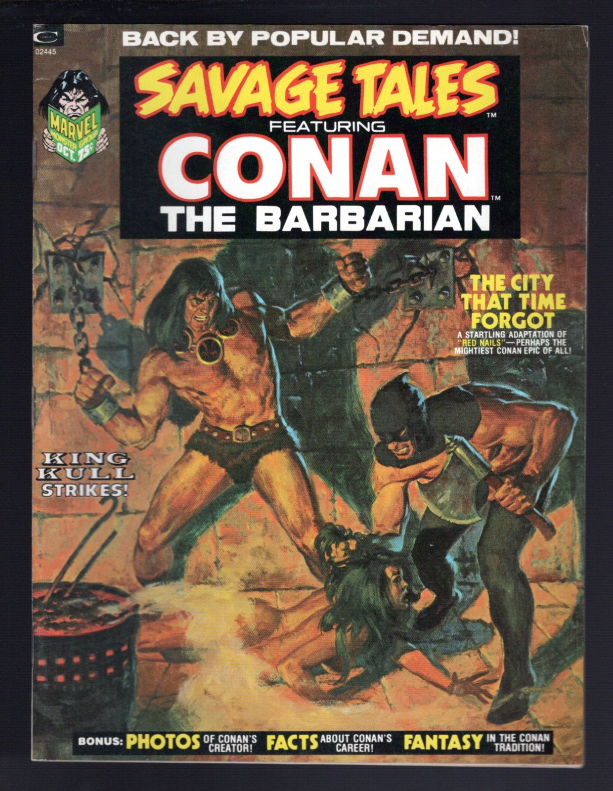 Savage Tales #2 Conan-Red Nails/Barry Windsor-Smith/Wrightson 1973 Marvel VF+