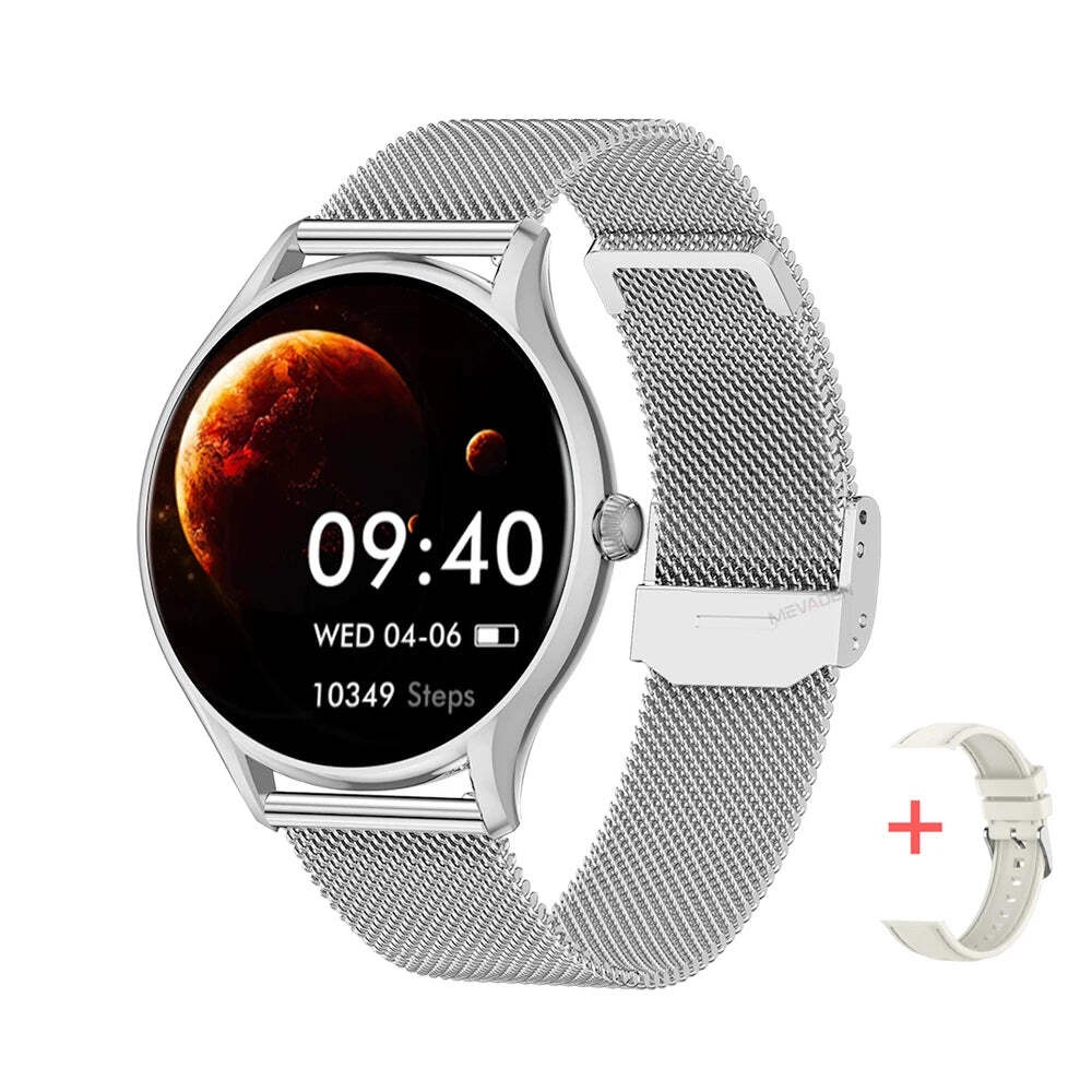 MEVADEN 1.4inch AMOLED Screen Bluetooth Call Women\'s Smart Watch Sports Fitness