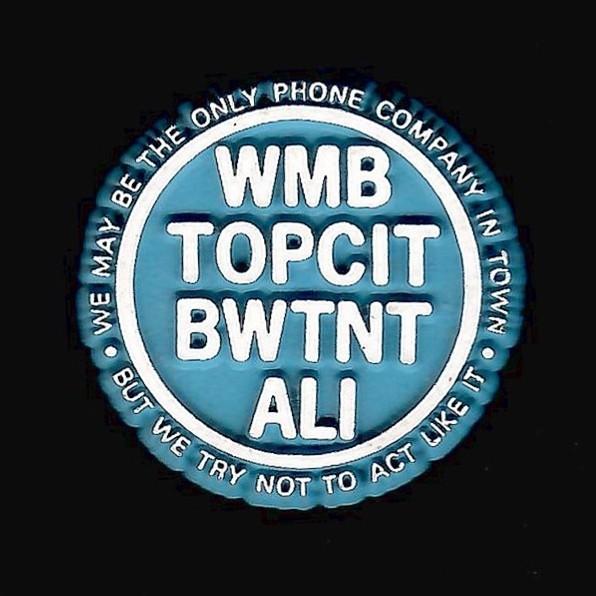 Bell telephone Company Vtg Rubber Flexible Fridge Magnet 70\'s Advertising