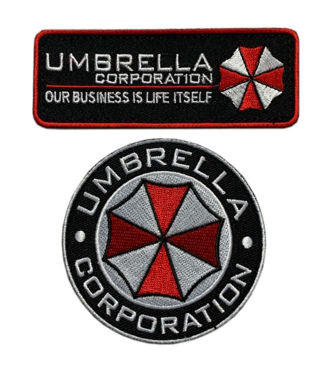 Resident Evil Umbrella Corporation Our Busuniss Patch [2PC - Hook Fastener]