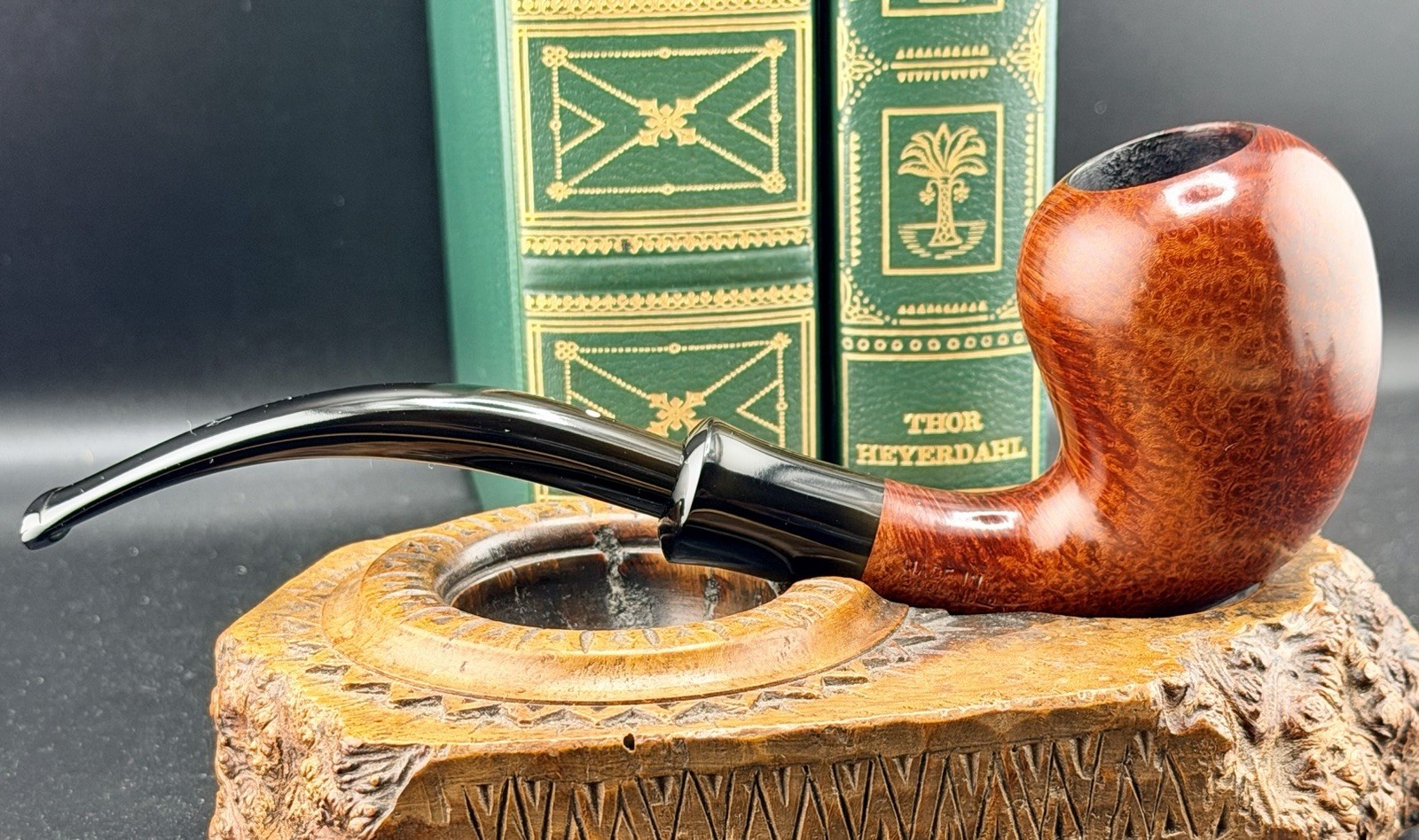 RARE VINTAGE OLD ESTATE 1980 BENT PEAR/ACORN DUNHILL UNNUMBERED ODA BRUYERE PIPE RARE VINTAGE OLD ESTATE 1980 BENT PEAR/ACORN DUNHILL UNNUMBERED ODA BRUYERE PIPE