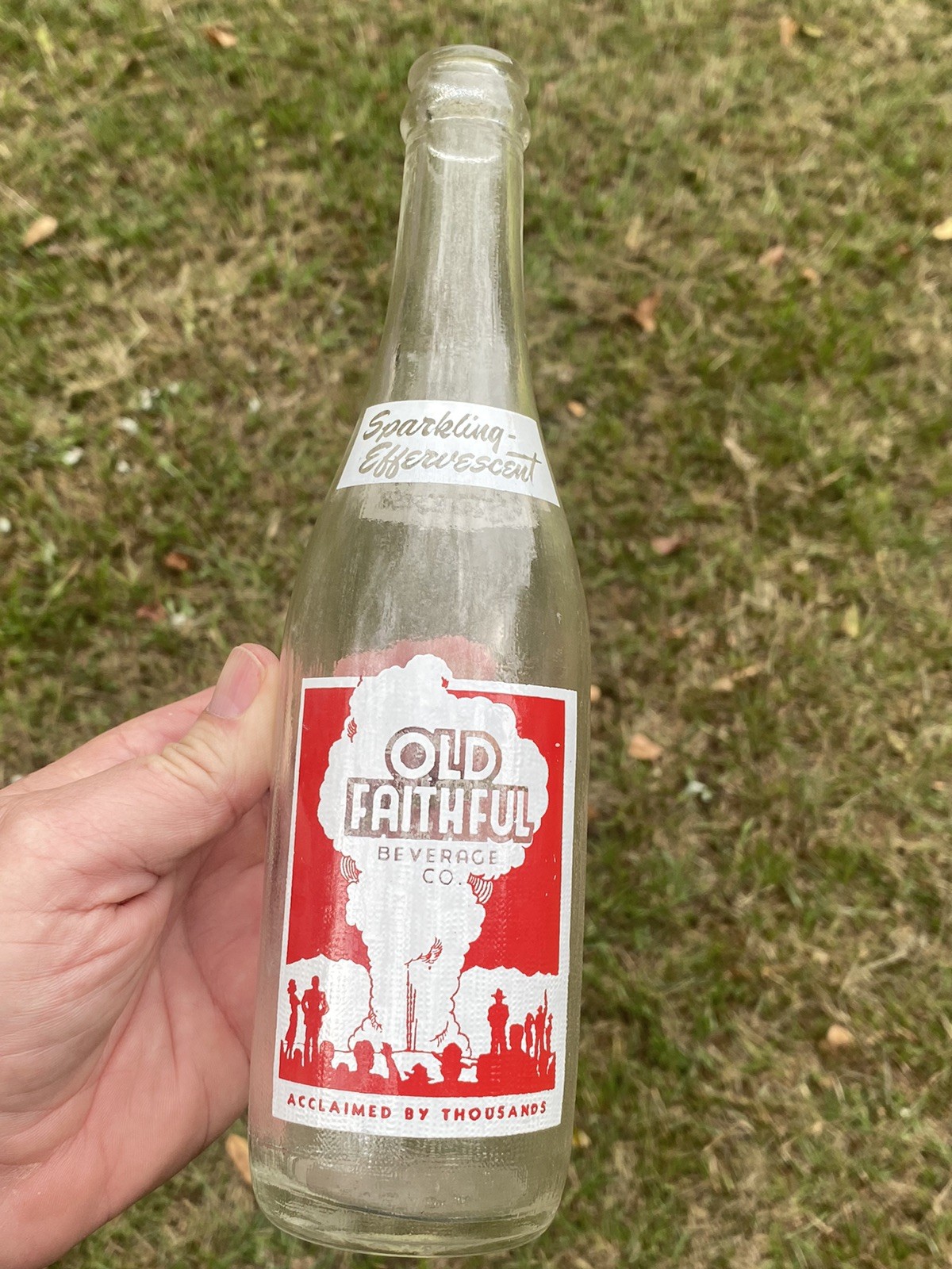 SCARCE VERY NICE OLD FAITHFUL IDAHO FALLS DETAILED PICTURE IMAGE ACL SODA BOTTLE SCARCE VERY NICE OLD FAITHFUL IDAHO FALLS DETAILED PICTURE IMAGE ACL SODA BOTTLE