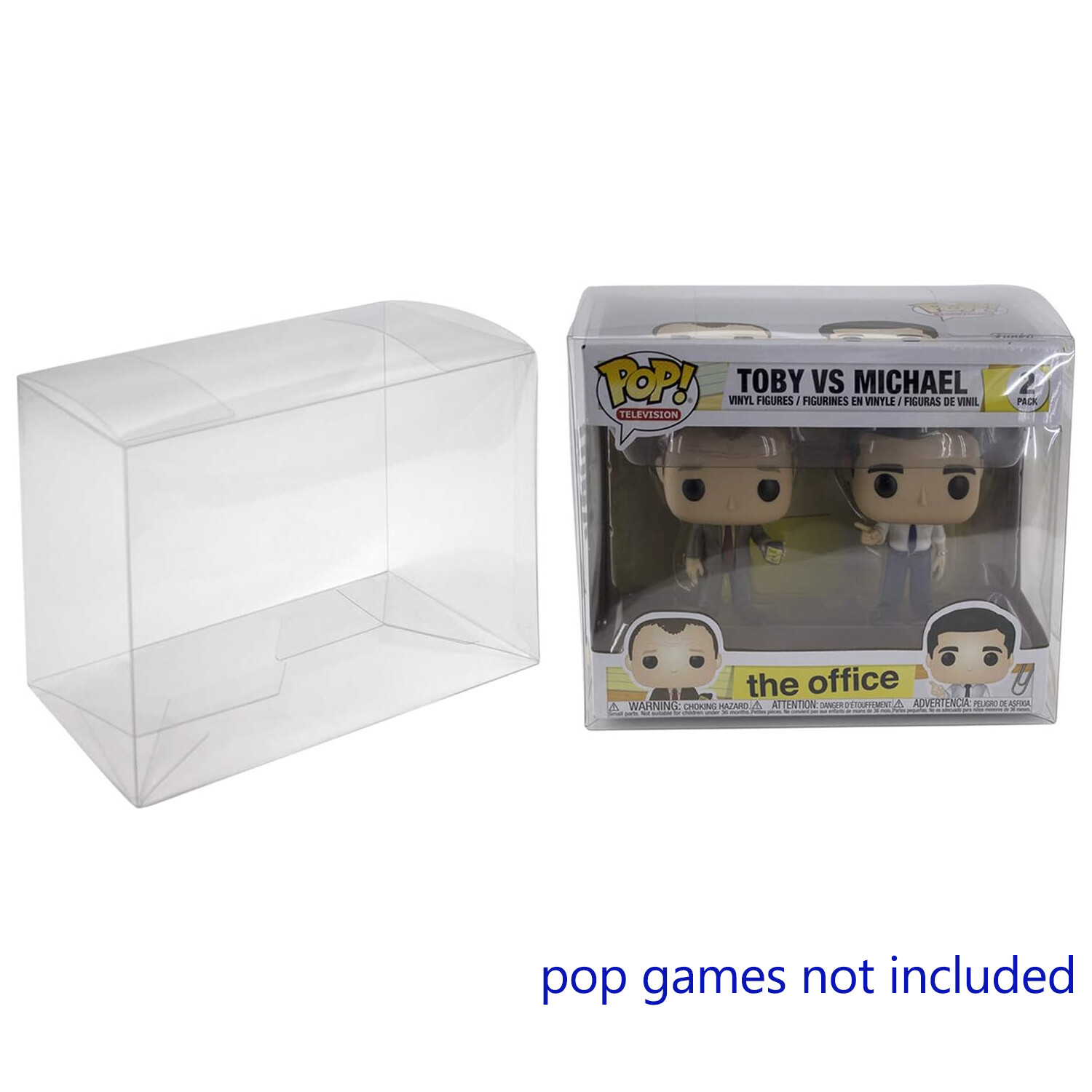 Clear Display Box Protector For Funko Pop 2-Pack Vinyl Figures 0.5mm Cases Cover Clear Display Box Protector For Funko Pop 2-Pack Vinyl Figures 0.5mm Cases Cover