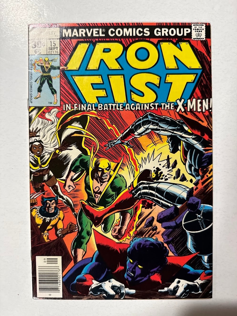 Iron Fist #15 30 Cent Variant (Marvel Comics September 1977) Iron Fist #15 30 Cent Variant (Marvel Comics September 1977)