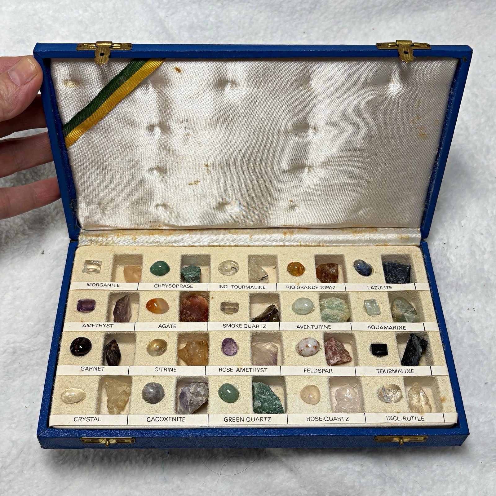 VTG H. Stern complete Set (40) Brazil semi precious Mineral/Crystal gems w/box VTG H. Stern complete Set (40) Brazil semi precious Mineral/Crystal gems w/box