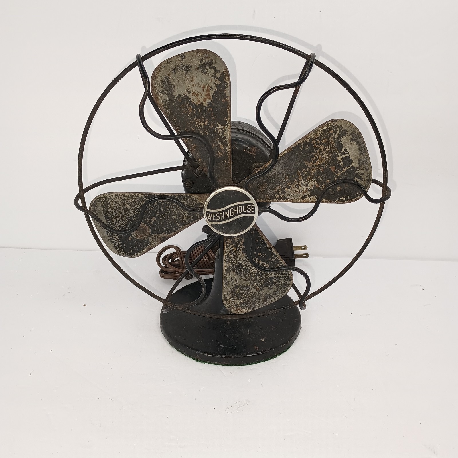 Vintage Westinghouse Whirlwind Desk Fan 9”Antique 420550 Works Vintage Westinghouse Whirlwind Desk Fan 9”Antique 420550 Works