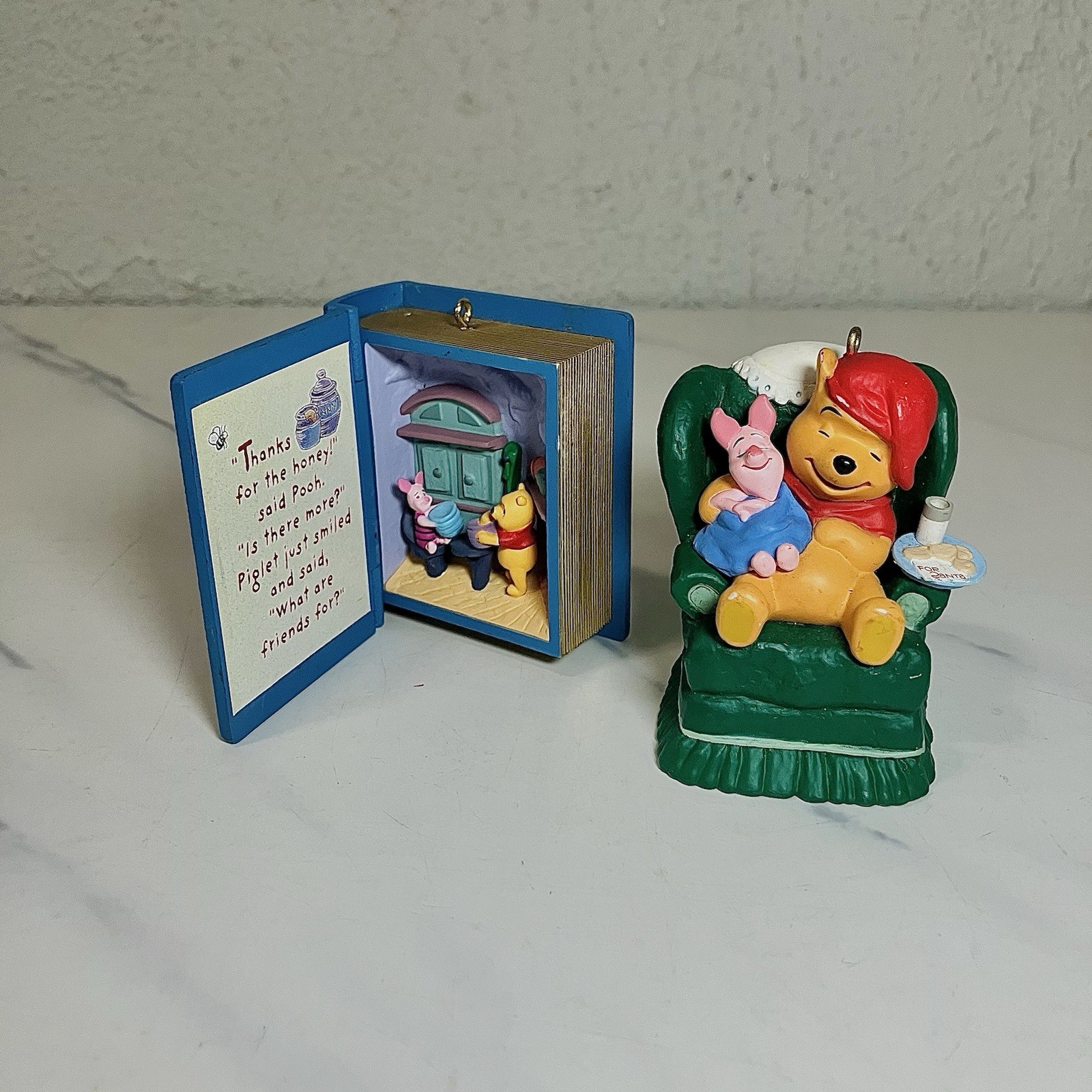 Vintage 1990s Hallmark Keepsake Disney Winnie the Pooh Christmas Ornaments Vintage 1990s Hallmark Keepsake Disney Winnie the Pooh Christmas Ornaments