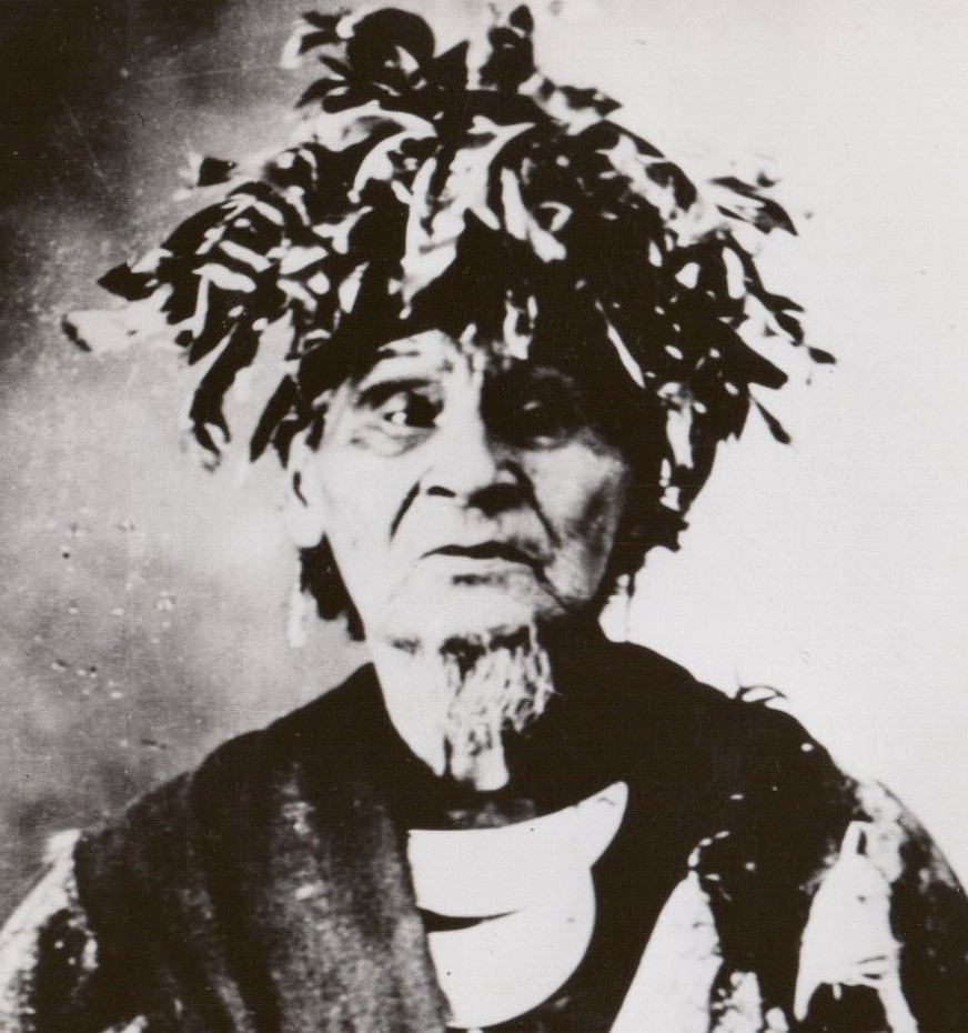 Indian Chief of Chippewa Shoppenagon Grayling Michigan RPPC Postcard Indian Chief of Chippewa Shoppenagon Grayling Michigan RPPC Postcard