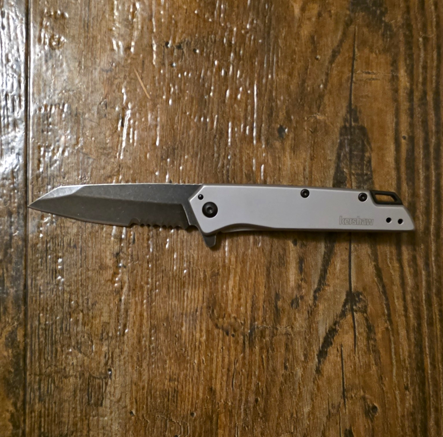 Kershaw Misdirect-ST 1365ST Assisted Tanto Combo SS Handle Liner Clip Kershaw Misdirect-ST 1365ST Assisted Tanto Combo SS Handle Liner Clip