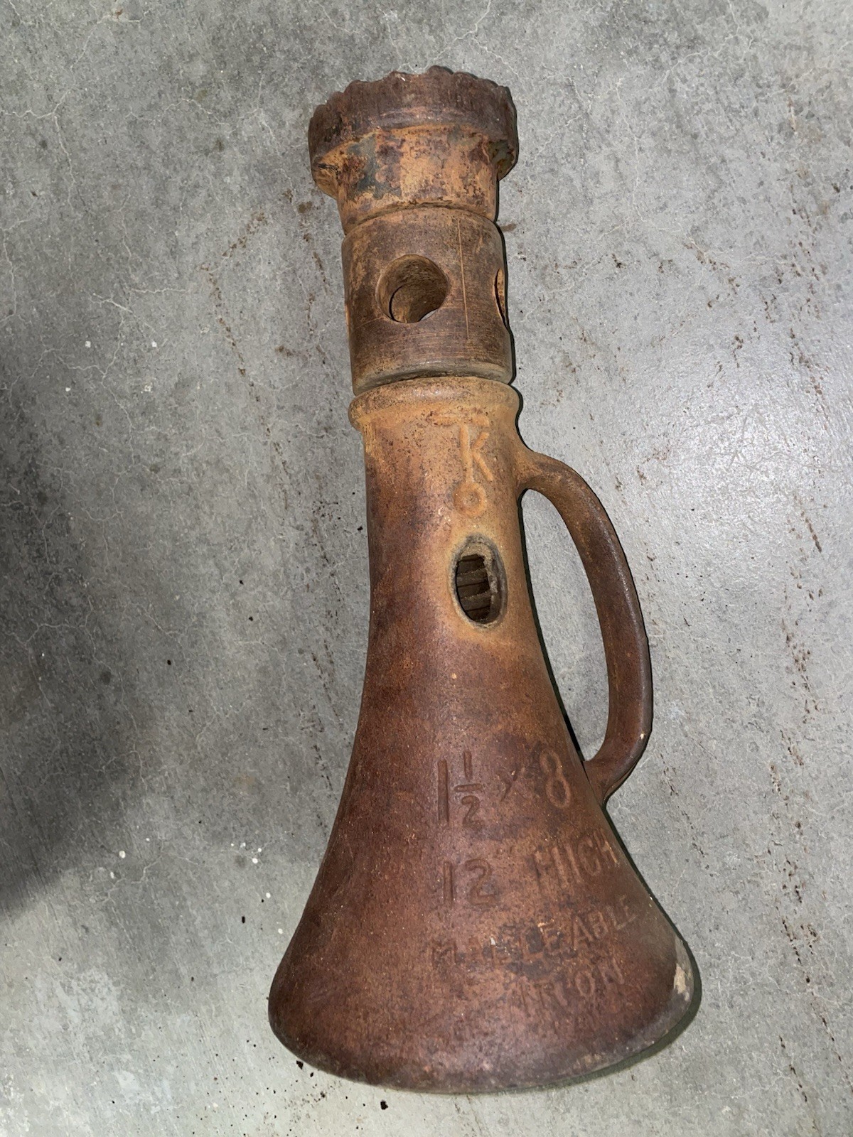 Antique AMERICAN CO Screw Jack – 1 Ton × 6″ Lift – Kansas City, MO – Cast Steel