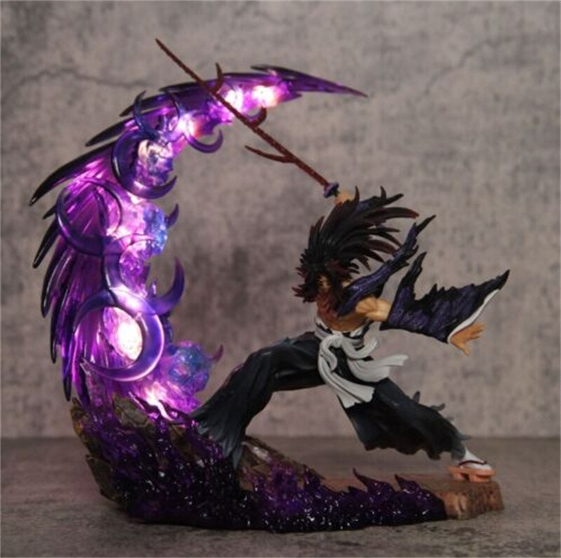 Demon Slayer Tsugikuni Yoriichi Kokushibo 23cm LED Figure Toy Collection Statue