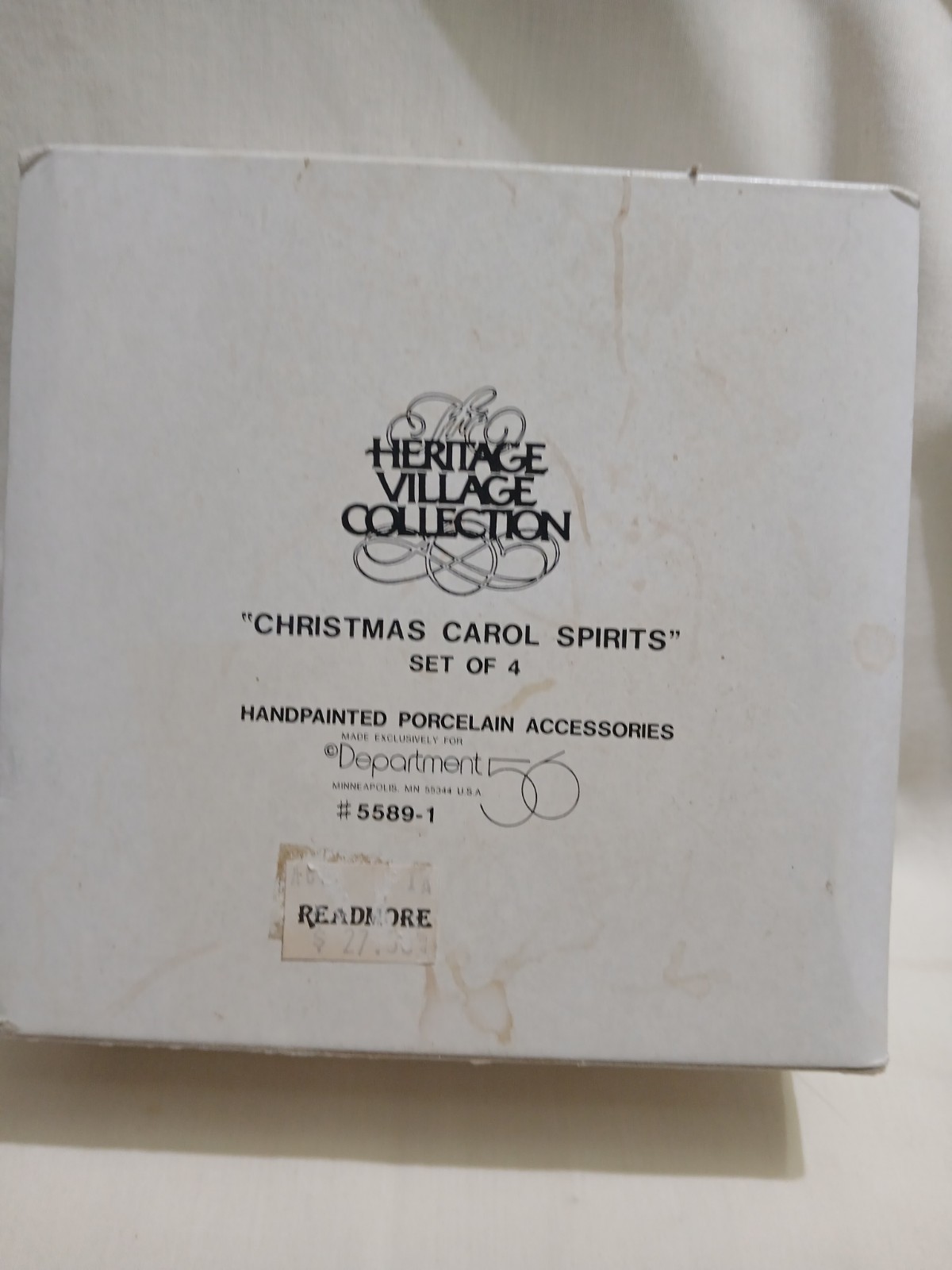 Dept 56 Heritage Village Christmas Carol Spirits Set of 4 55891 Dept 56 Heritage Village Christmas Carol Spirits Set of 4 55891