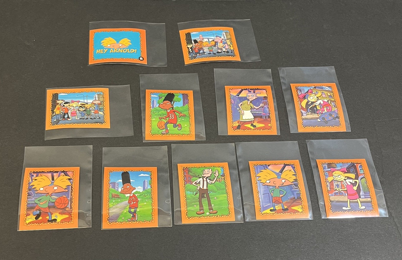 Hey Arnold 2003 Nickelodeon Navarrete Vtg Stickers (Lot of 11) Peru Viacom Hey Arnold 2003 Nickelodeon Navarrete Vtg Stickers (Lot of 11) Peru Viacom