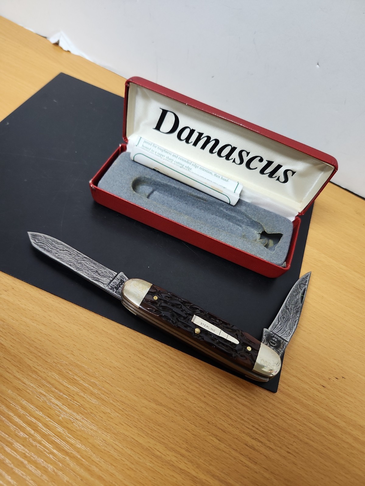Remington Damascus 0684 Bullet Knife 2000 R4353-d NOS Remington Damascus 0684 Bullet Knife 2000 R4353-d NOS