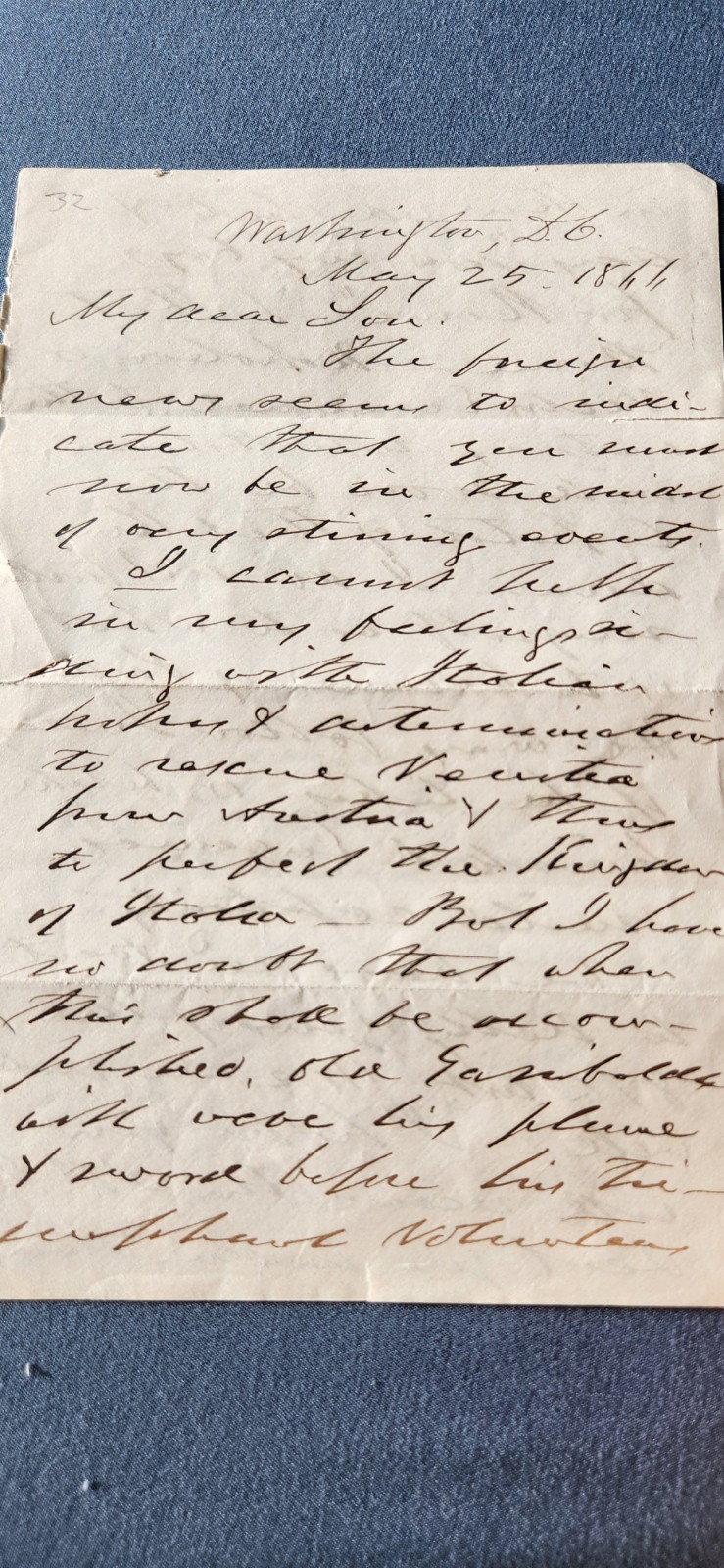 1866 Civil War Letter Signed by Union General Amos Beebe Eaton to Son Daniel