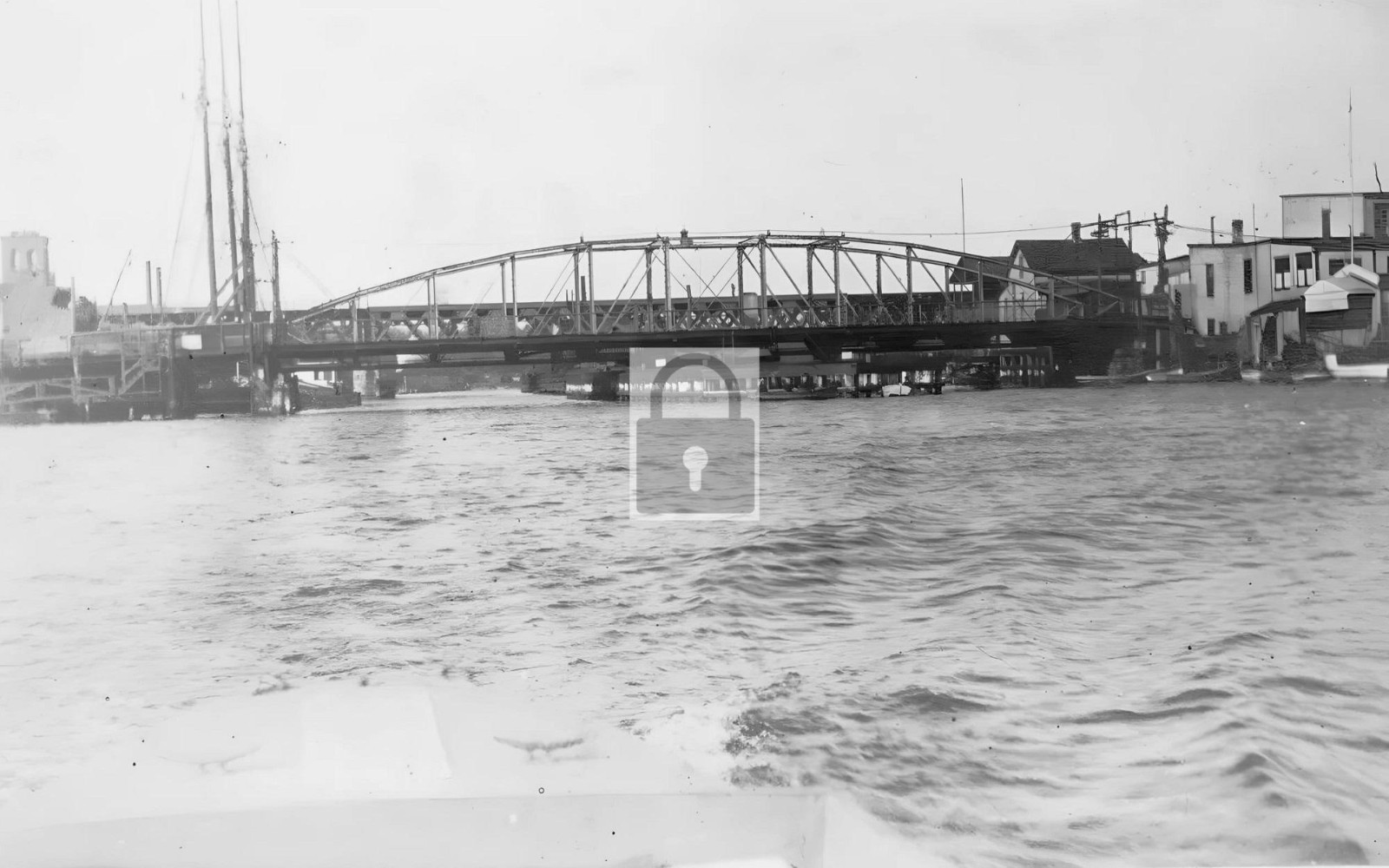 South Norwalk Bridge Connecticut CT - Reprint