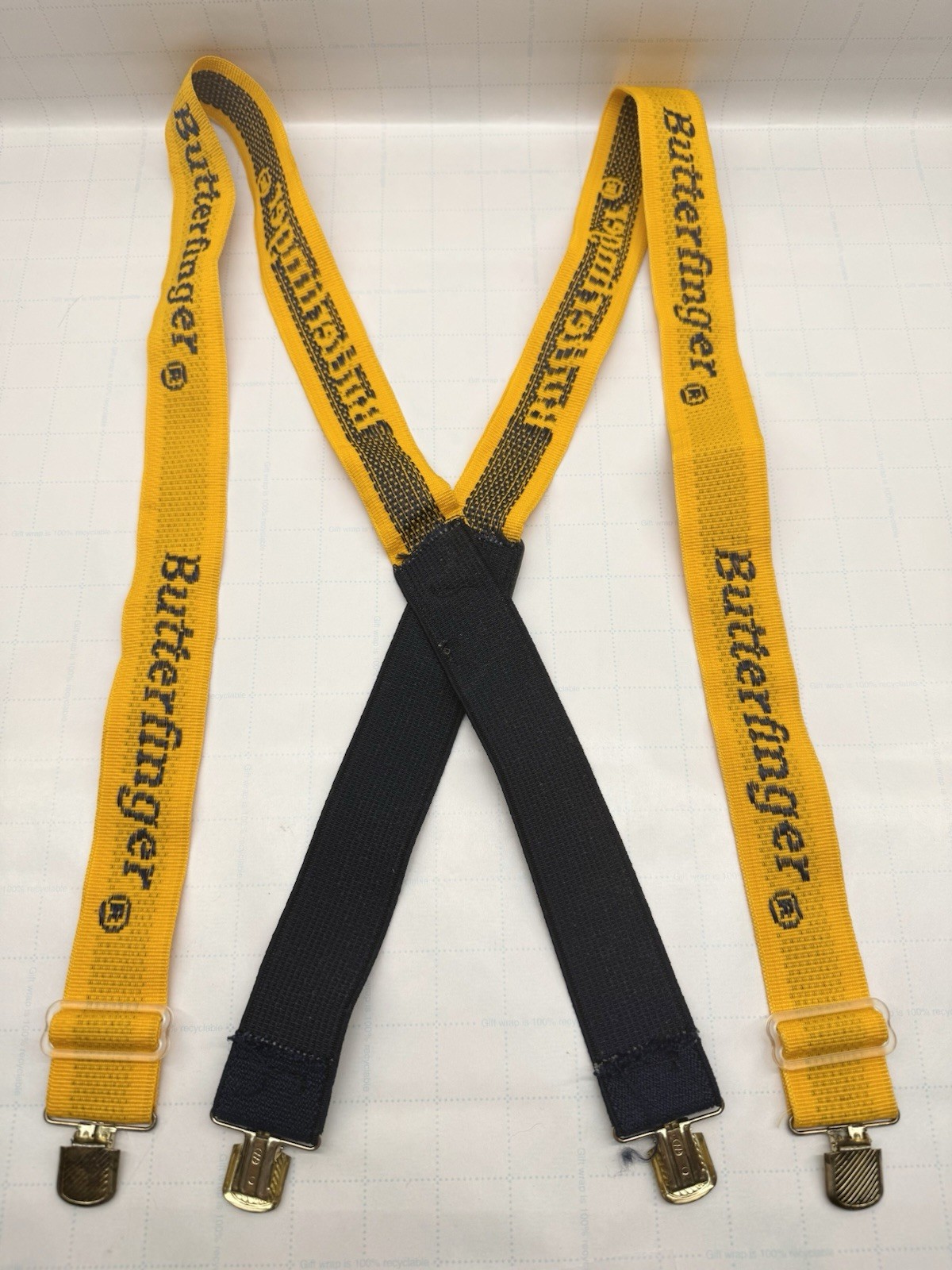 Vintage Nestle Butterfinger Candy Bar Promotional Suspenders RARE Vintage Nestle Butterfinger Candy Bar Promotional Suspenders RARE