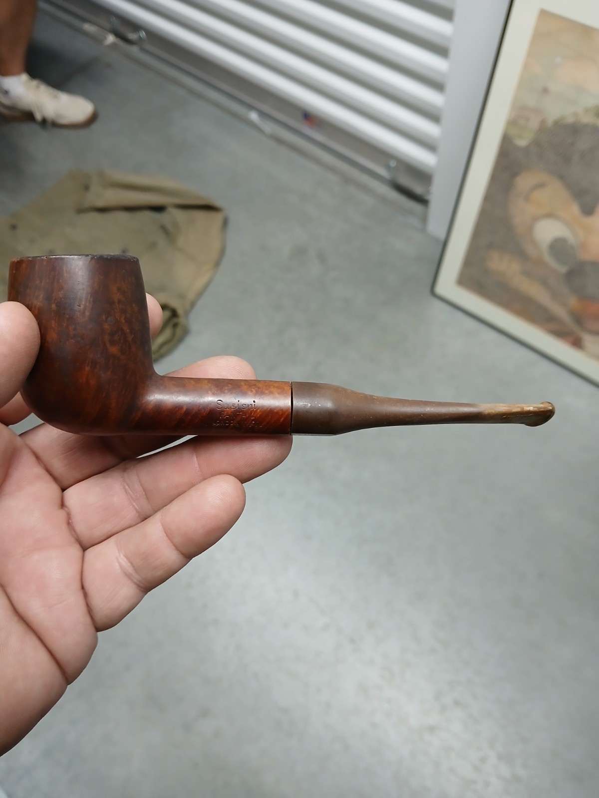 Sasieni Fantail PAT D-170067 tobacco smoking pipe 
