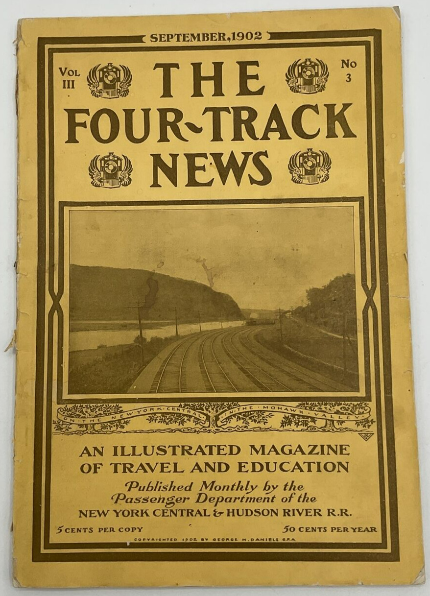 Antique September 1902  Vol. III The Four-Track News Illustrated Magazine Travel