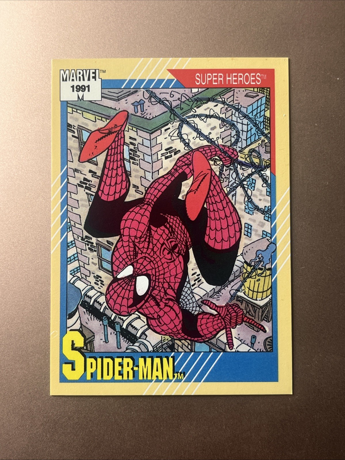 1991 IMPEL MARVEL UNIVERSE SERIES 2 CARD #1 SPIDER-MAN NM 1991 IMPEL MARVEL UNIVERSE SERIES 2 CARD #1 SPIDER-MAN NM