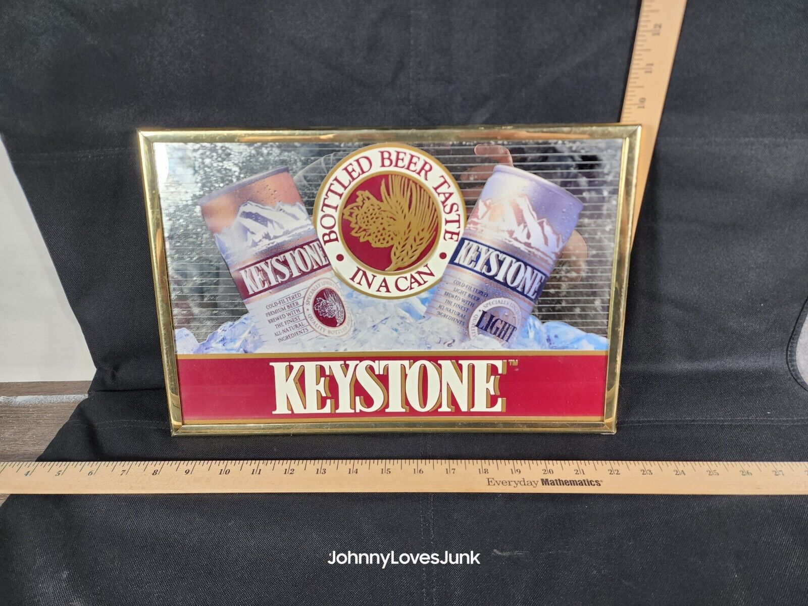 Vintage Keystone Beer Mirror