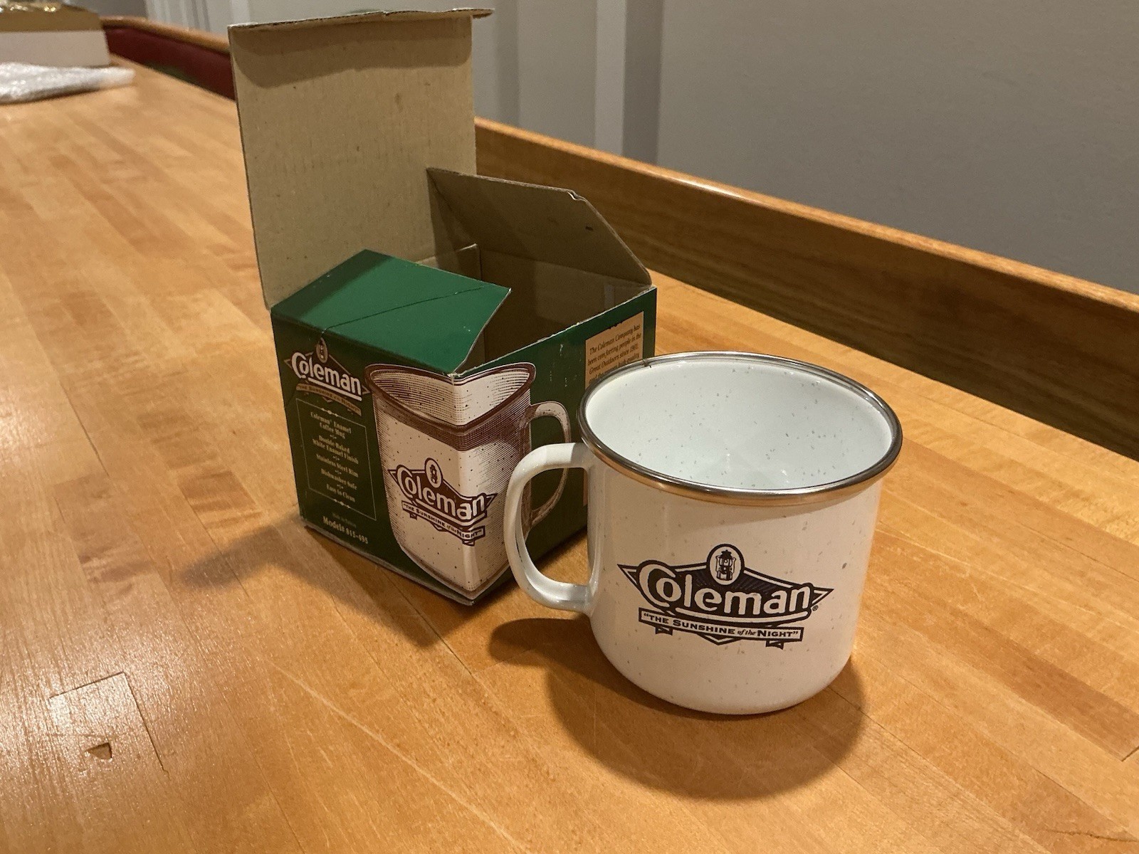 Coleman Enamel Mug N.O.S. W/original Box. Model 815-495 Coleman Enamel Mug N.O.S. W/original Box. Model 815-495