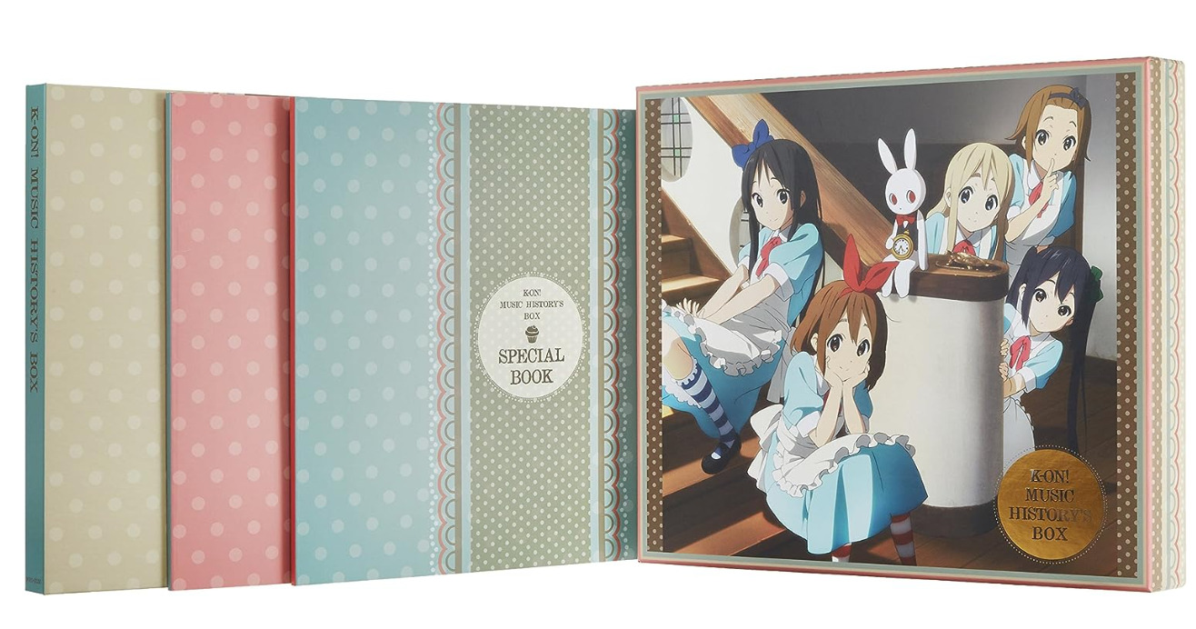K-ON MUSIC HISTORY'S BOX Anime Music 12 CD picture book Set Japanese NEW
