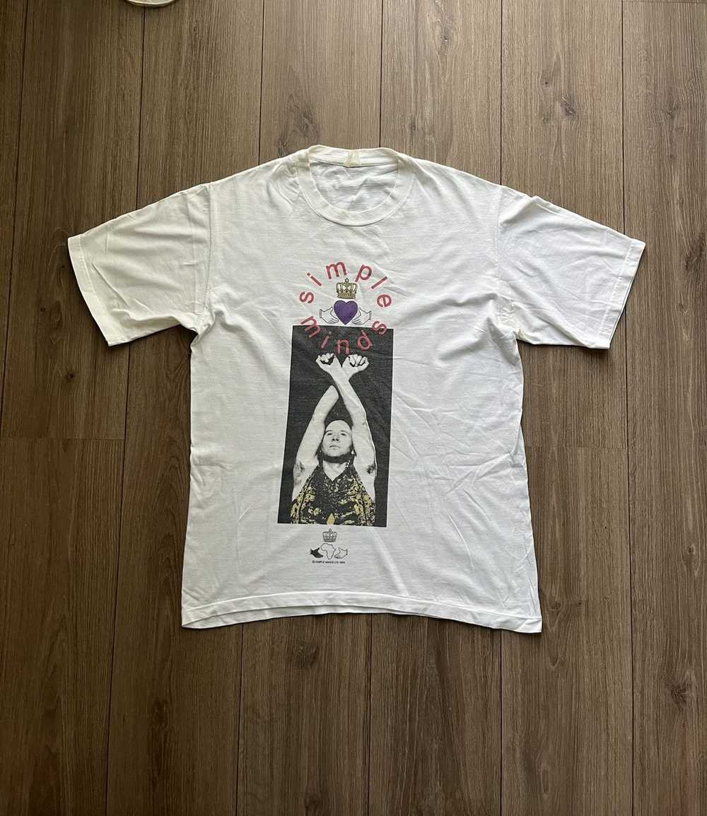 Rare Simple Minds Band Singer Gift For Fan White T- Shirt All Size S- 5XL US4760