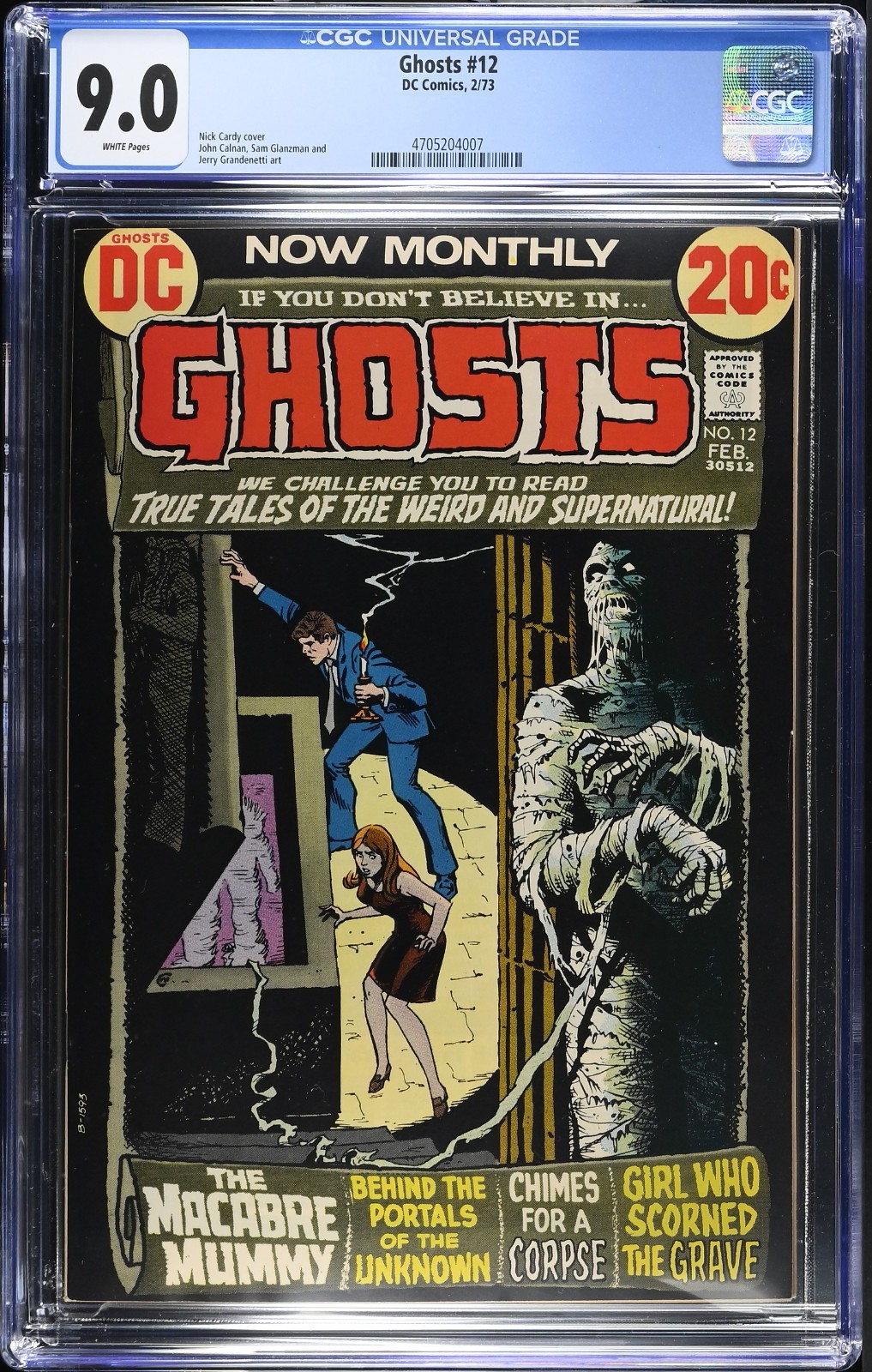 High-grade WHITE   -  Ghosts #12 (1973) - CGC 9.0 WHITE
