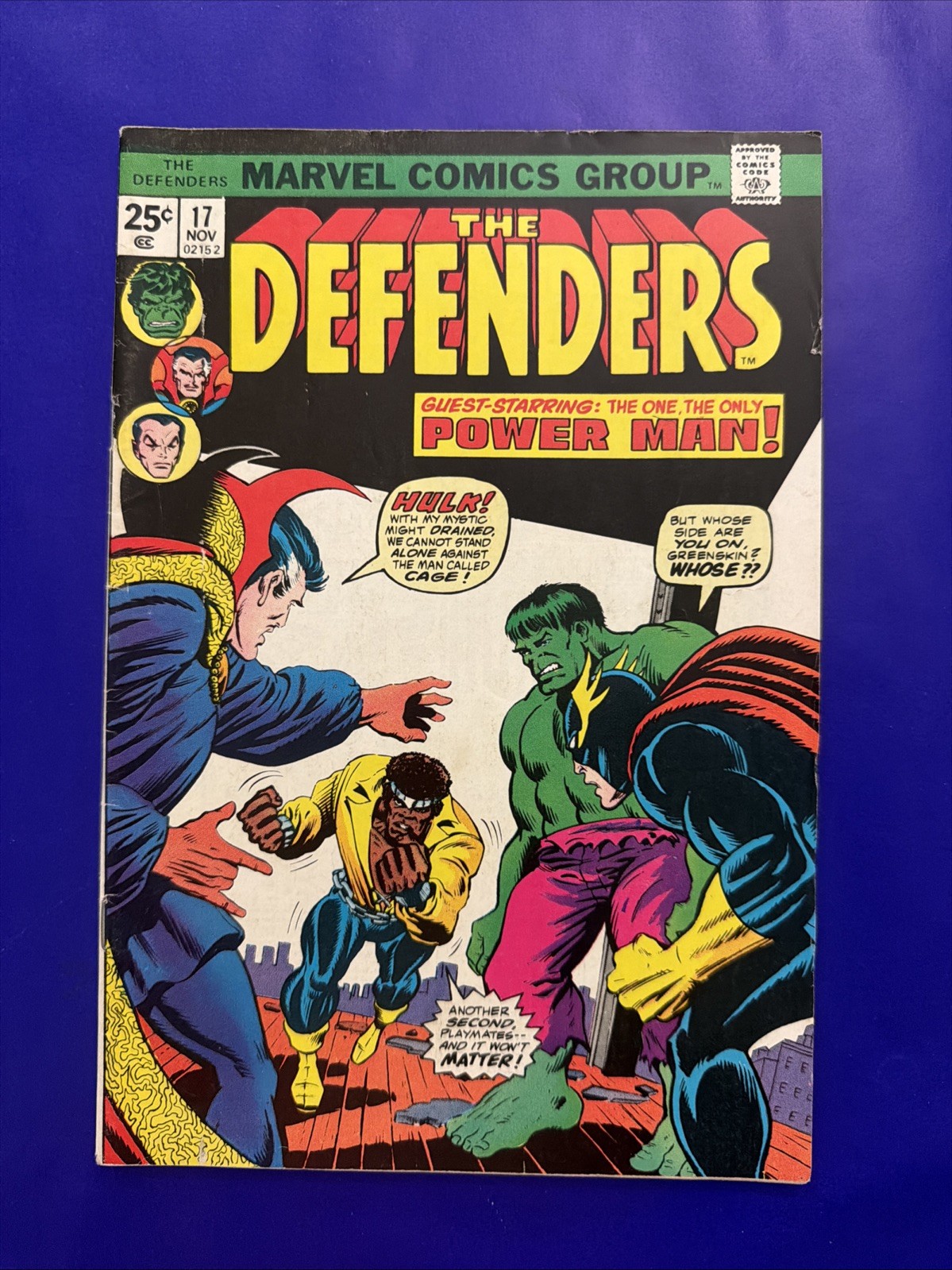 The Defenders #17 (Marvel Comics November 1974)
