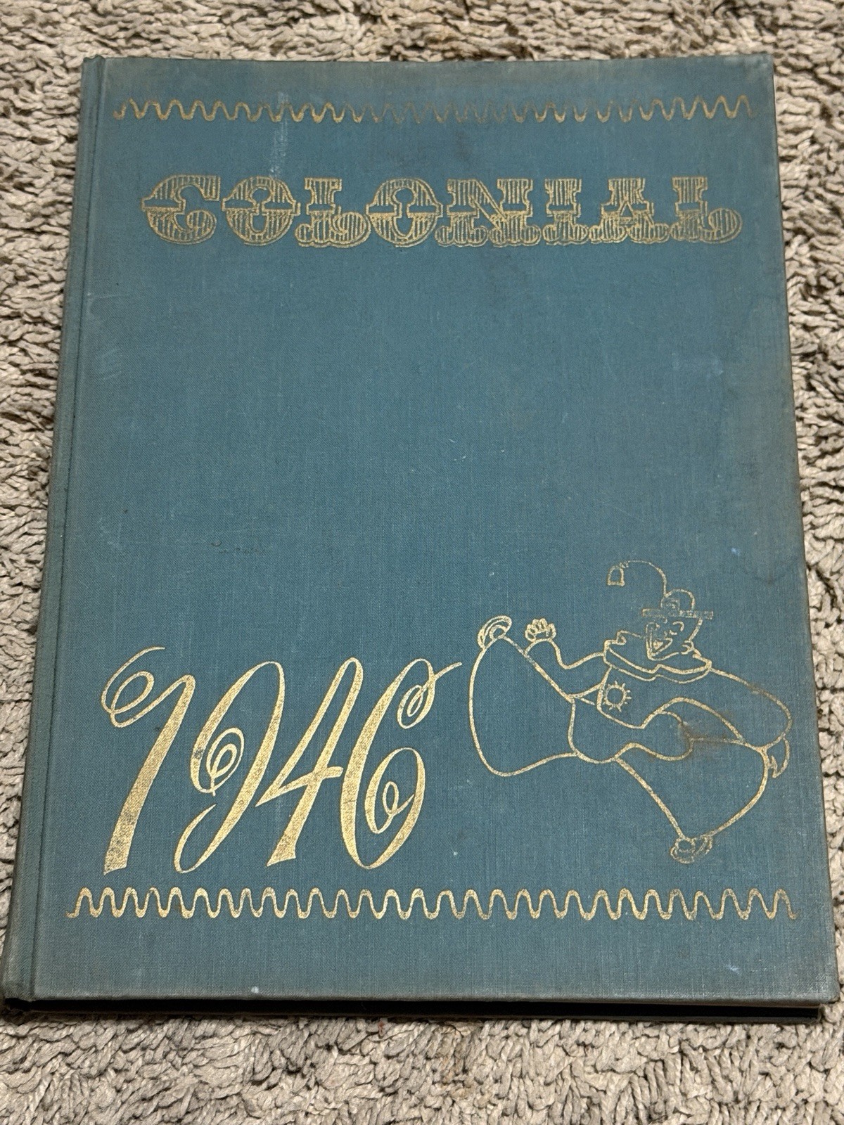 1946 Hempstead High School Colonial Yearbook Long Island New York Signed 1946 Hempstead High School Colonial Yearbook Long Island New York Signed