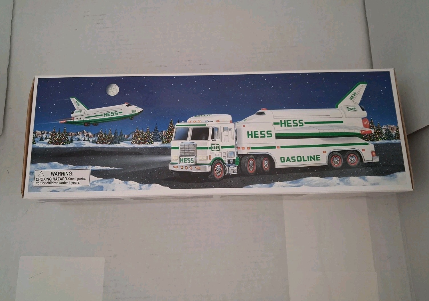 Vintage 1999 Hess Space Shuttle & Satellite Toy Truck NOS Lights Sound w/Box Vintage 1999 Hess Space Shuttle & Satellite Toy Truck NOS Lights Sound w/Box