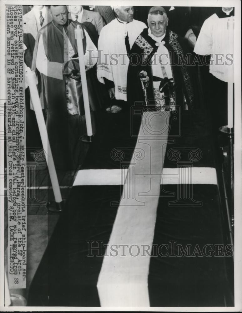 1947 Press Photo Archbishop John Joseph Mithy - nee01872