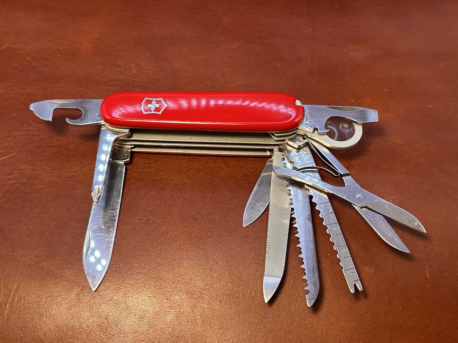 Vintage Victorinox Champion C 91mm Swiss Army Knife 1973-1985
