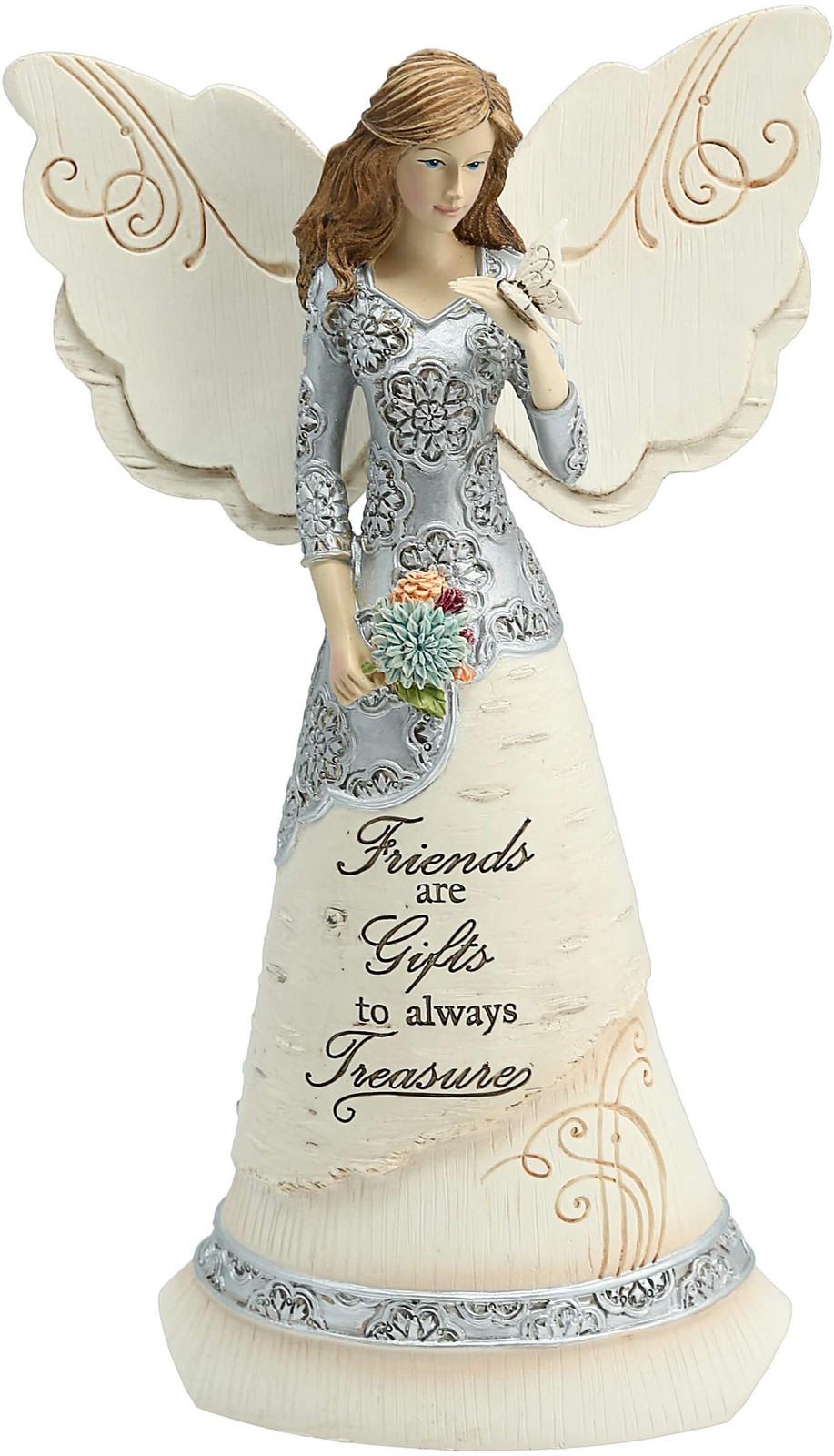 Pavilion Gift Company Elements Friend Angel Figurine Resin White 8 Inch Standard Pavilion Gift Company Elements Friend Angel Figurine Resin White 8 Inch Standard