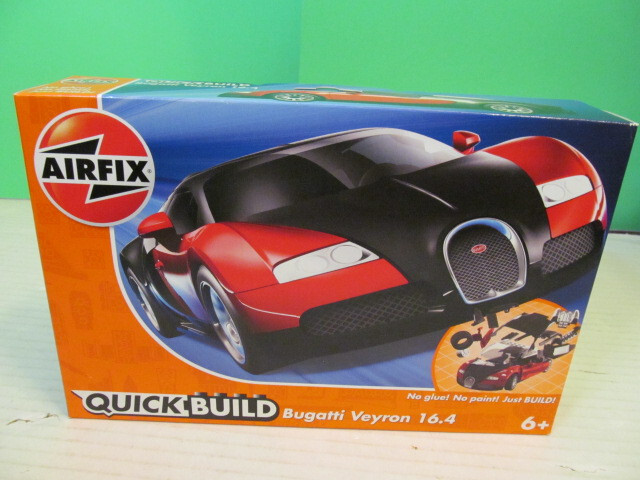 Airfix Quick Build Bugatti Veyron 16.4 for Ages 6+ Airfix Quick Build Bugatti Veyron 16.4 for Ages 6+