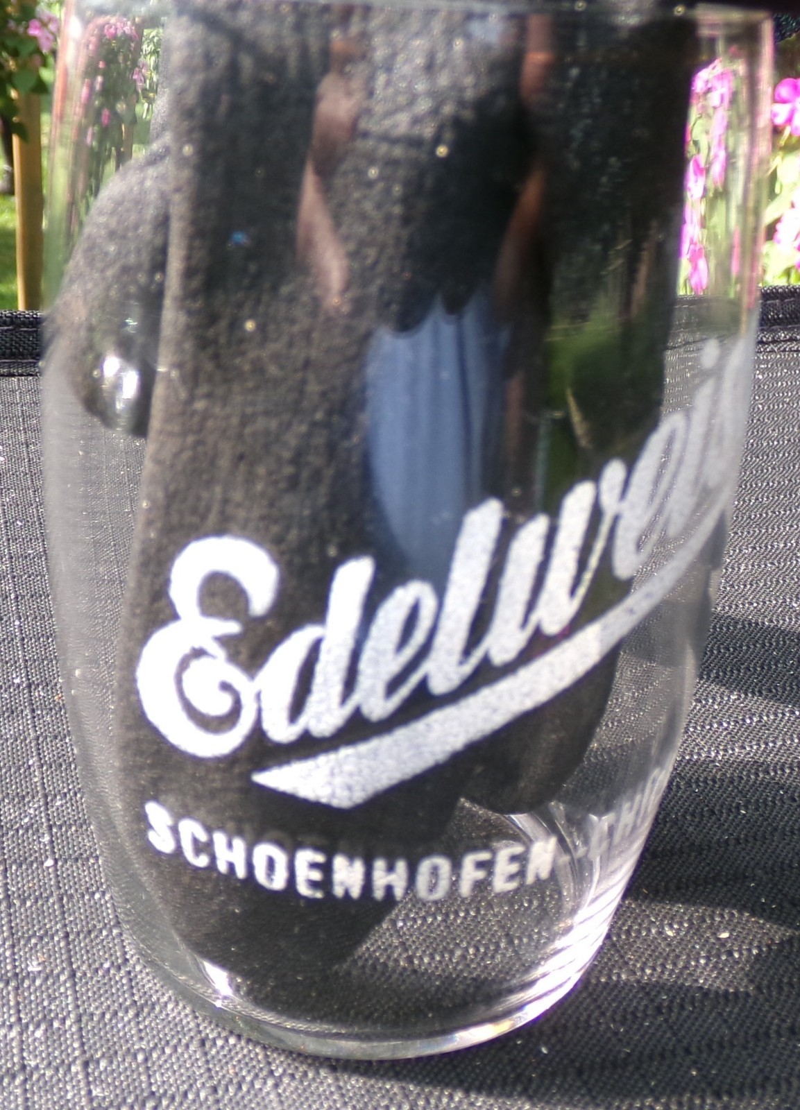 #-2-PRE PROHIBITION EDELWEISS SCHOENHOFEN CHICAGO BEER GLASS #-2-PRE PROHIBITION EDELWEISS SCHOENHOFEN CHICAGO BEER GLASS