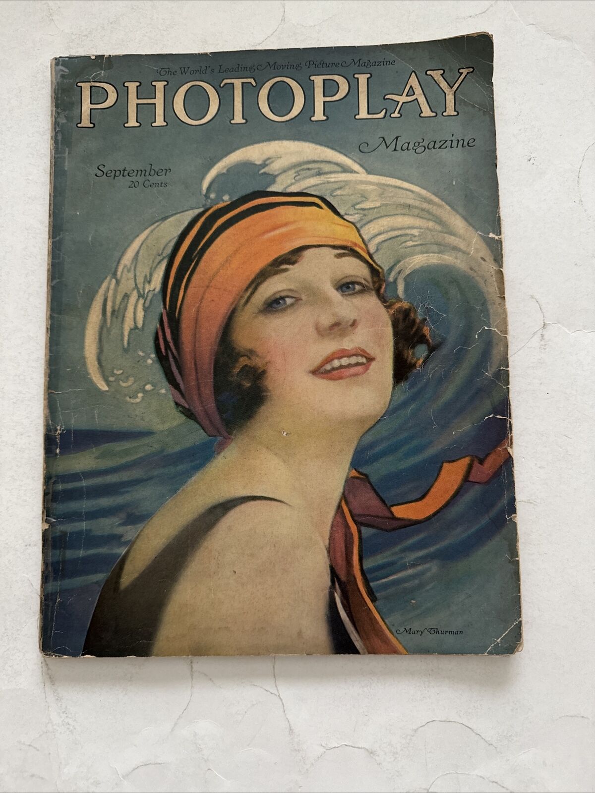Antique September 1919 Photoplay Moving Picture Movie Magazine