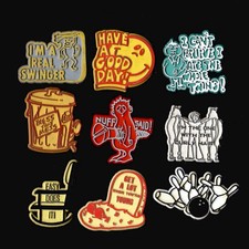 9x Lot Vtg Novelty Magnet Rubber Flexible Fridge '70s picture