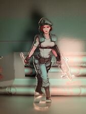 Resident Evil - Jill Valentine anime girl pinup morale fan patch Acrylic Figure picture