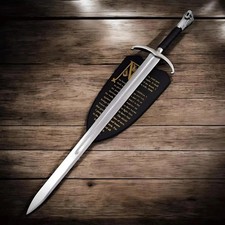 Handmade Longclaw Inspired Sword Jon Snow Style Fantasy Replica With Plaque picture