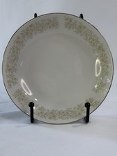 Vintage Nitto Barwick 4937 Japan Floral Butter Pat Dish Fine China Silver Trim picture