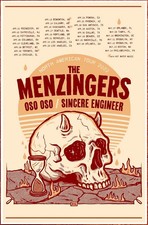 THE MENZINGERS OSO OSO SINCERE ENGINEER Tour 2022 POSTER | FRAME & SIZE OPTION picture