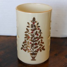 Vintage Lenox Holiday Holly Tree Vase picture